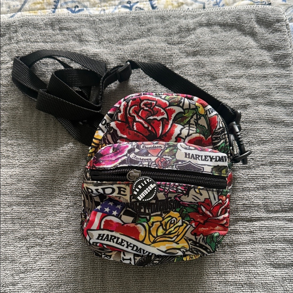 Harley-Davidson Multicolor Floral Backpack